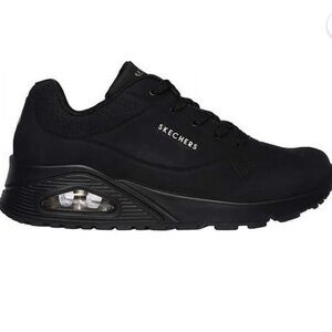 Sketchers Womens Street UNO Lace Up Sneaker. size 8 Wide. Like New Condition